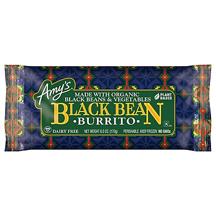 Amy's Black Bean Vegetable Burrito - 6 Oz - Image 2