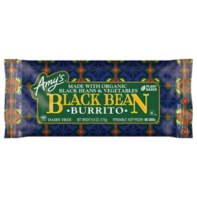 Amys Burrito Black Bean - 6 Oz