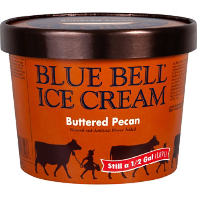 Blue Bell Ice Cream Buttered Pecan Half Gallon - 1 Half Gallon - Image 4