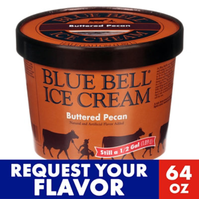 Blue Bell Ice Cream Buttered Pecan Half Gallon - 1 Half Gallon - Image 1