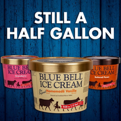 Blue Bell Ice Cream Buttered Pecan Half Gallon - 1 Half Gallon - Image 2