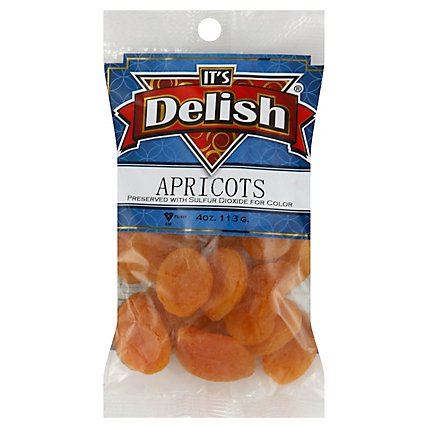Its Delish Turkish Apricots - 4 Oz - Image 1