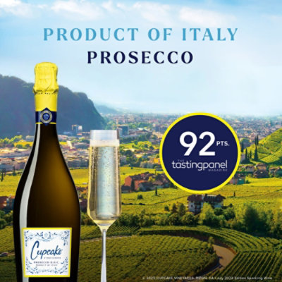 Cupcake Vineyards Prosecco White Wine - 750 Ml - Image 4