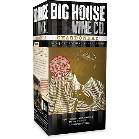 Big House Unchained Naked Wine Chardonnay California - 3 Liter