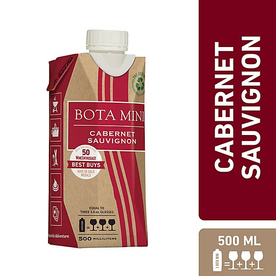 Bota Box Mini Cabernet Sauvignon Red Wine - 500 Ml