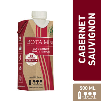 Bota Box Mini Cabernet Sauvignon Red Wine - 500 Ml