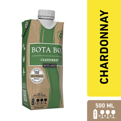 Bota Mini Wine Chardonnay California - 500 Ml - Image 1