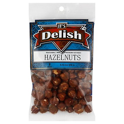 Its Delish Hazelnuts - 3.5 0z - Image 1