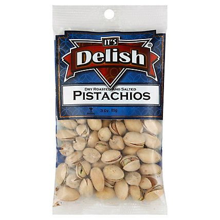 Its Delish Pistachios - 3 Oz - Image 1
