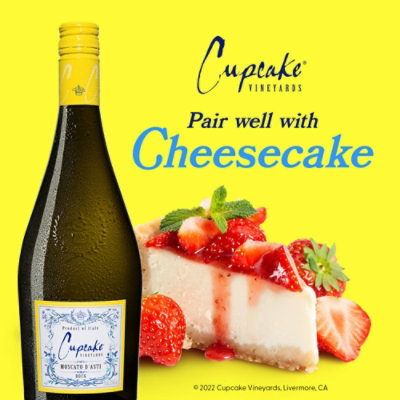 Cupcake Vineyards Moscato dAsti White Wine - 750 Ml - Image 5