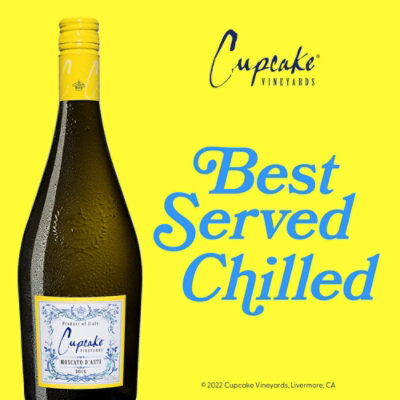 Cupcake Vineyards Moscato dAsti White Wine - 750 Ml - Image 3