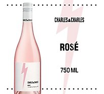 Charles & Charles Rose Wine Bottle - 750 Ml