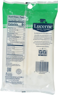 Lucerne Cheese String Low-Moisture Part-Skim Mozzarella Light Sticks - 12-0.83 Oz - Image 6