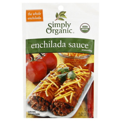 Simply Organic Seasoning Enchilada Sauce 1.41 Oz Carrs