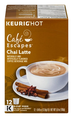 Cafe Escapes Chai Latte Single Serve Coffee K Cups - Shop Tea at H-E-B