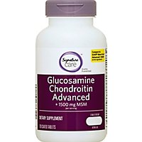 Signature Care Glucosamine Chondroitin Complex With MSM 1500mg Tablet - 120 Count - Image 2