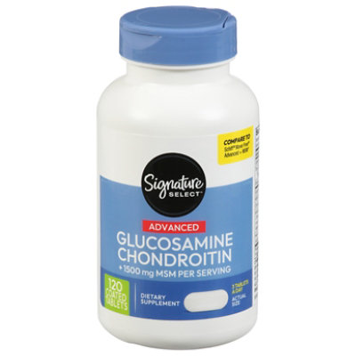 Signature Select/Care Glucosamine Chondroitin Complex With MSM 1500mg Tablet - 120 Count - Image 2