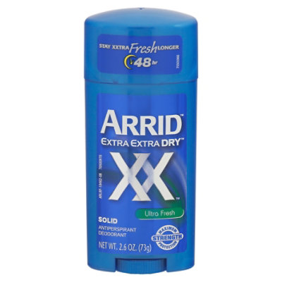 Arrid Extra Extra Dry XX Ultra Fresh Solid Antiperspirant Deodorant - 2.6 Oz - Image 3