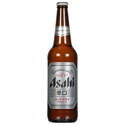 Asahi Super Dry Beer Bottles - 21.4 Fl. Oz. - Image 1