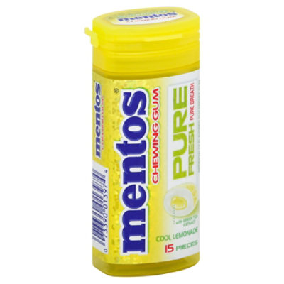 Mentos Pure Fresh Chewing Gum Sugarfree Spearmint - 15 Count