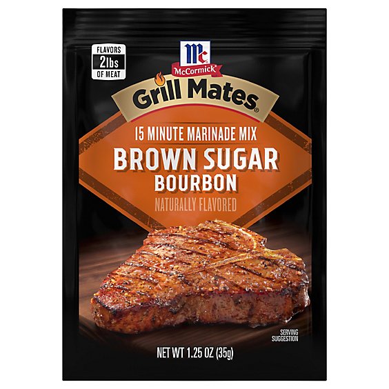 McCormick Grill Mates Brown Sugar Bourbon Marinade - 1.25 Oz