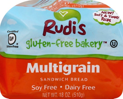 Rudis Gluten-Free Bakery Bread Sandwich Multigrain - 18 Oz - Image 2