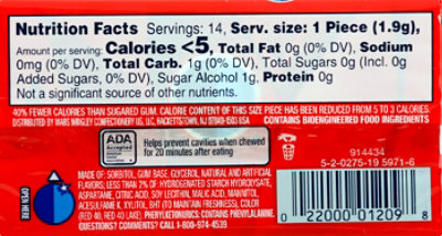 Orbit Gum Sugarfree Strawberry Remix - 14 Count - Image 6