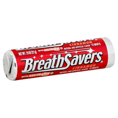 BreathSavers Mints Sugar Free Cinnamon - 12 Count - Image 1