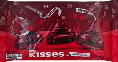 Hersheys Kisses Milk Chocolate Filled With Cherry Cordial Creme 10 Oz Safeway 