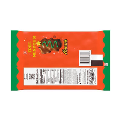 REESE'S Milk Chocolate Peanut Butter Trees Christmas Candy Packs - 6-1.2 Oz - Image 2