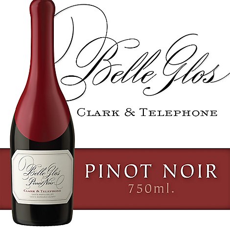 Belle Glos Wine Pinot Noir Clark & Telephone Vineyard - 750 Ml