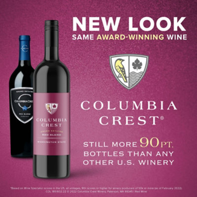 Columbia Crest Grand Estates Red Blend Wine Bottle - 750 Ml - Image 5