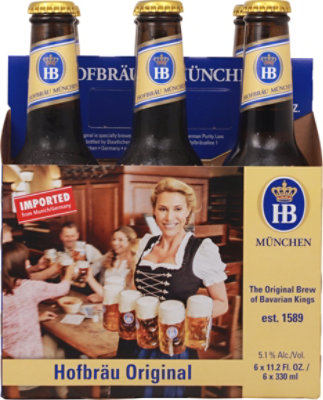 Hofbrauhauf Original Ale Bottles - 6-12 Fl. Oz. - Image 2