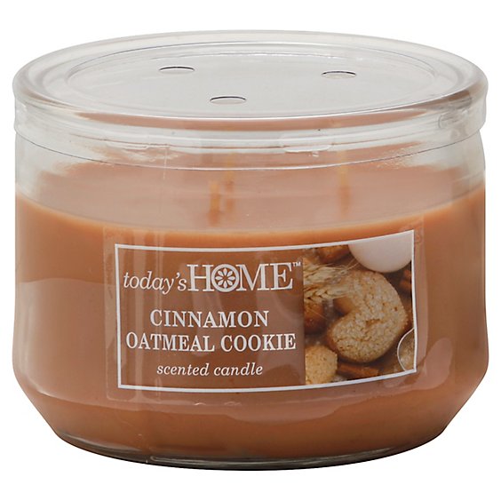 Todays Home Candle Cinnamon Oatmeal Cookie - 11 Oz