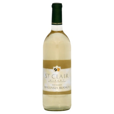 St Clair Winery Malvasia Bianca Wine - 750 Ml - Image 1
