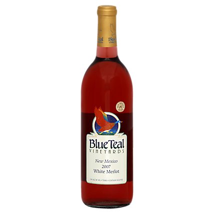 Blue Teal Vineyards White Merlot Wine - 750 Ml - Image 1