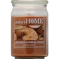 Todays Home Candle Cinnamon Oatmeal Cookie - 16 Oz - Image 2