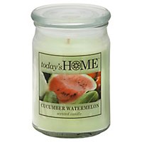 Todays Home Candle Cucumber Watermelon - 16 Oz - Image 1