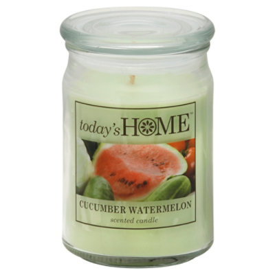 Todays Home Candle Cucumber Watermelon - 16 Oz - Image 1