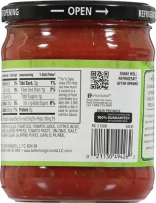 Signature SELECT Chunky Classic Salsa Medium Jar - 16 Oz - Image 5