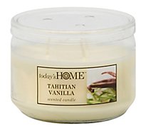 Todays Home Candle Tahitian Vanilla - 11 Oz