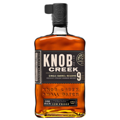 Knob Creek Whiskey Bourbon Kentucky Straight Single Barrel Reserve 120 Proof - 750 Ml - Image 2