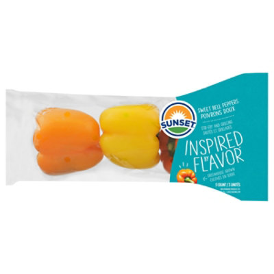 Stop Light Bell Peppers Prepacked 3 Count - Image 2
