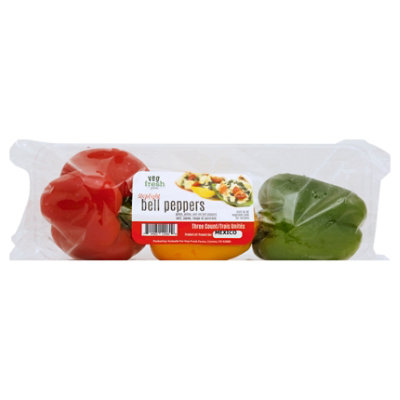 Peppers Bell Peppers Stop Light Prepacked - 3 Count - Image 1