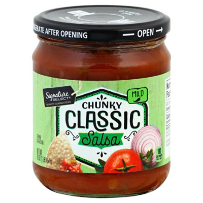 Signature SELECT Salsa Chunky Classic Mild Jar - 16 Oz