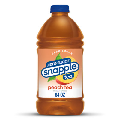 Snapple Zero Sugar Peach Tea In Bottle - 64 Fl. Oz. - Image 1