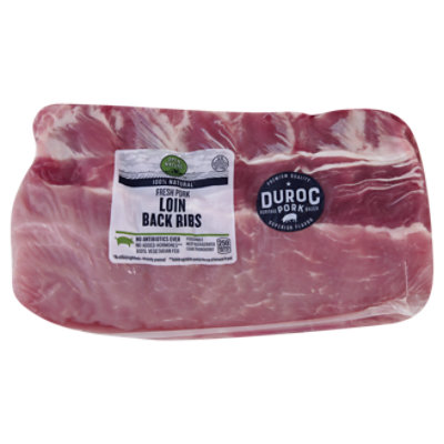 Open Nature Pork Loin Back Ribs - 1.00 Lb