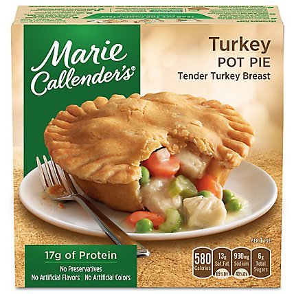 Marie Callender's Turkey Frozen Pot Pie Dinner - 10 Oz - Image 2
