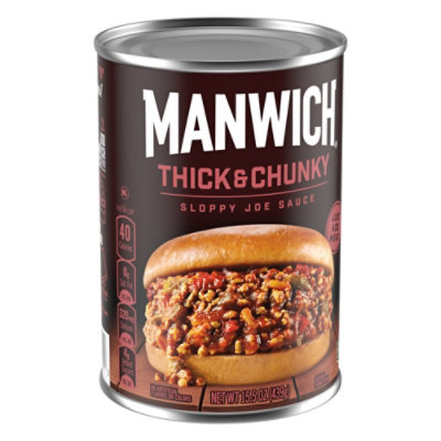 Manwich Thick And Chunky Sloppy Joe Canned Sauce