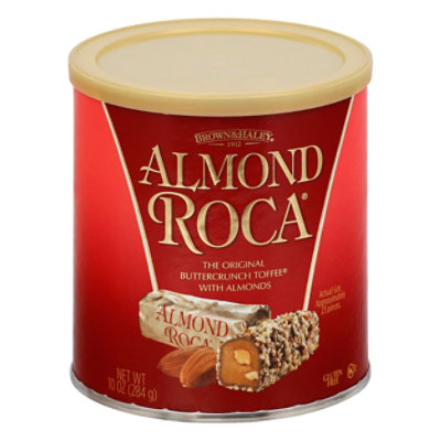 Brown & Haley Roca Buttercrunch Almond Toffee with Almonds - 10 Oz